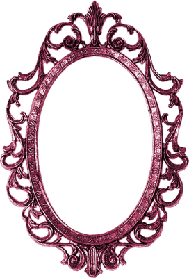 Kathleen Reynolds  Pink Oval Deco Frame - 免费PNG