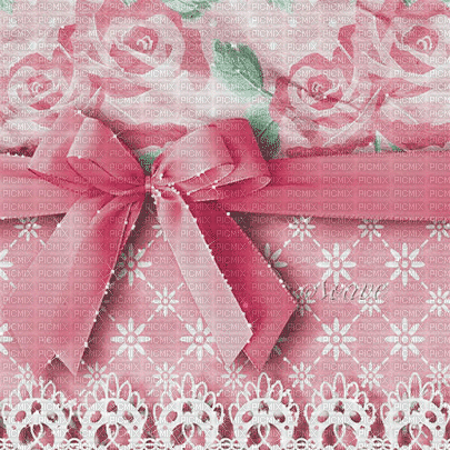 soave background animated vintage lace bow - 無料のアニメーション GIF