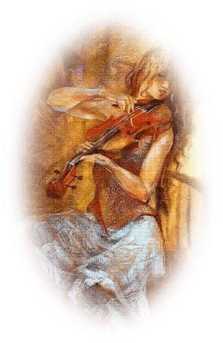 loly33 femme violon - фрее пнг