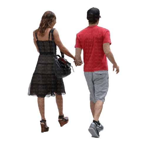 couple-bakifrån - PNG gratuit