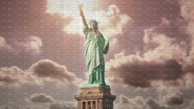 vapaudenpatsas, statue of Liberty - Бесплатный анимированный гифка