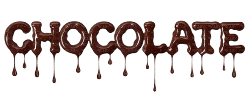 Chocolate.Text.Deco.brown.Victoriabea - ilmainen png
