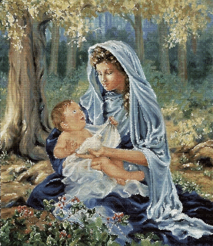 mother with child milla1959 - Бесплатни анимирани ГИФ