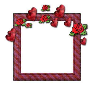 Small Red/Pink Frame - gratis png