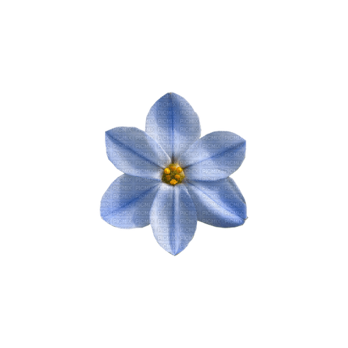 kikkapink deco scrap blue flower - 無料png
