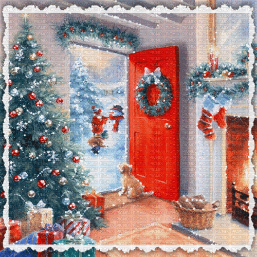 merry christmas milla1959 - Kostenlose animierte GIFs