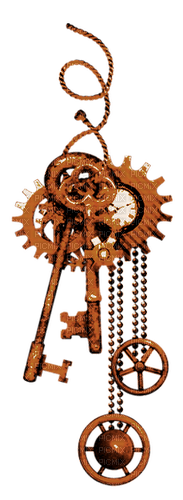 Steampunk.Deco.Brown - Free PNG