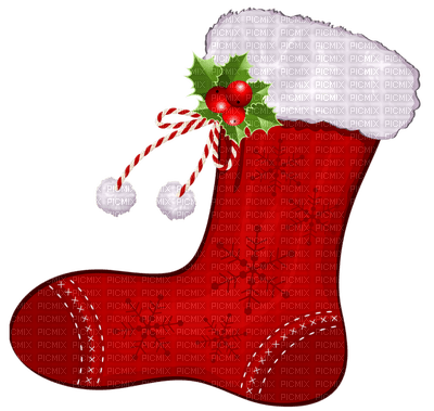 christmas stocking - png grátis