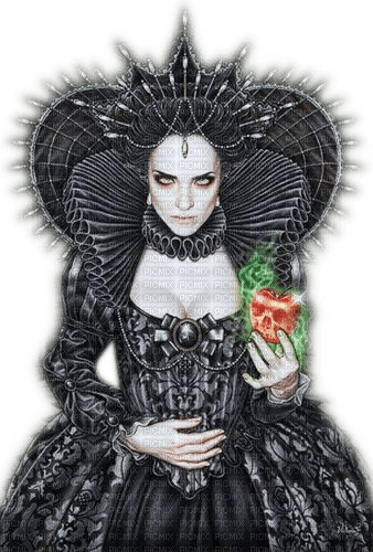 Rena black Gothic Woman - 無料png