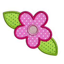 patch picture flower - PNG gratuit