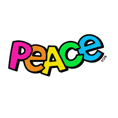 Peace - GIF animasi gratis