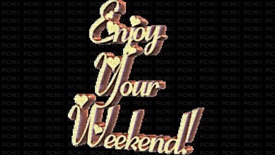 Enjoy Your Weekend - PNG gratuit