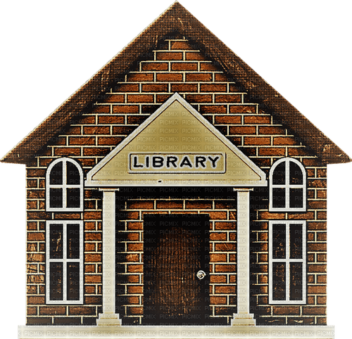 Maison Library Brun:) - png gratuito