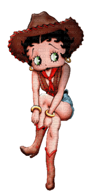 betty boop cowgirl bp - png grátis