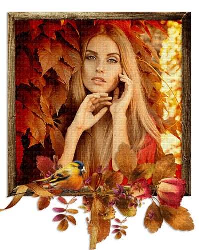 autumn woman by nataliplus - kostenlos png