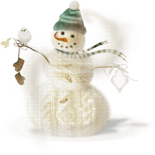 kikkapink deco winter snowman - png gratis