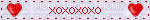 xoxoxo blinkie white and red cute - 無料のアニメーション GIF
