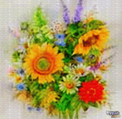 flores animadas - Darmowy animowany GIF