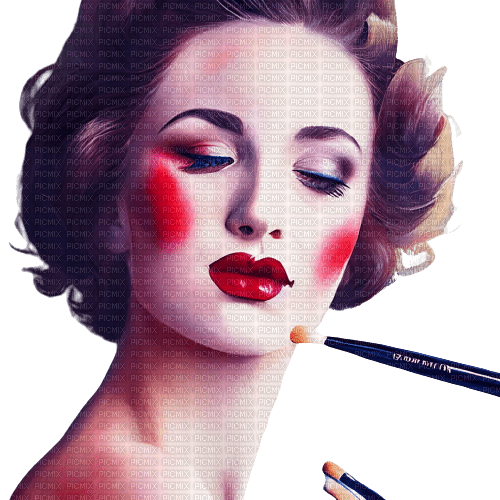 kikkapink woman makeup - 無料png