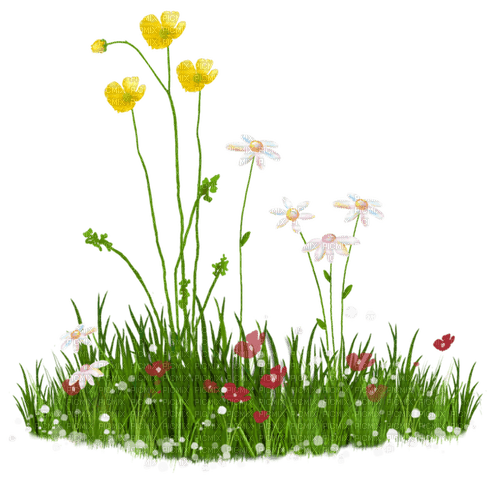 kikkapink deco grass flowers - bezmaksas png