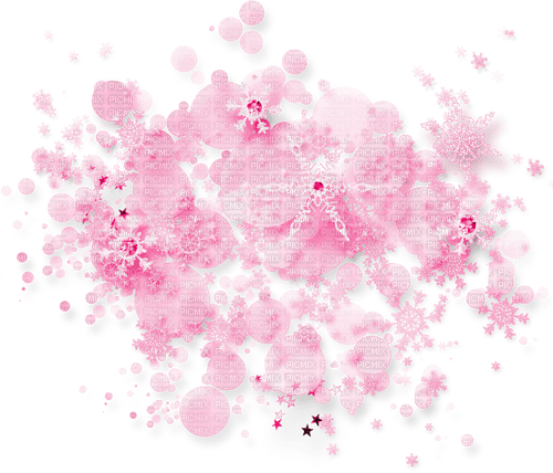 Snowflakes.Pink - darmowe png