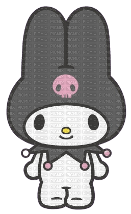 My Melody dressed as Kuromi - Free PNG