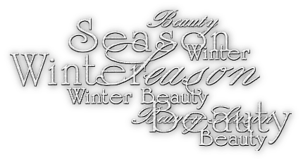 soave text winter season beauty white - 免费PNG