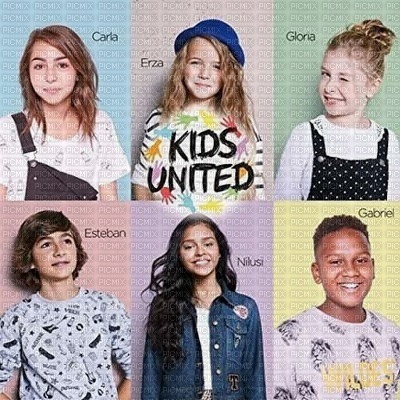 Anciens Kids United - Album 2015 - 2016 (stamp clem27) - PNG gratuit
