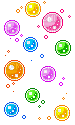 rainbow bubbles - Darmowy animowany GIF