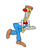 Pizzahead giddy walking pizza tower - Gratis geanimeerde GIF