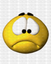 emoticon triste - Безплатен анимиран GIF