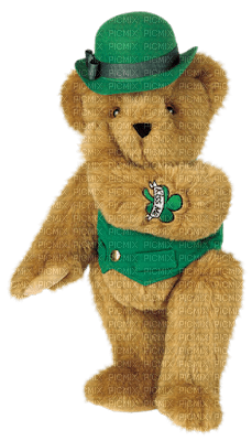 Kaz_Creations Deco St.Patricks Day Teddy - ilmainen png