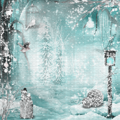 soave background animated winter fantasy - GIF เคลื่อนไหวฟรี