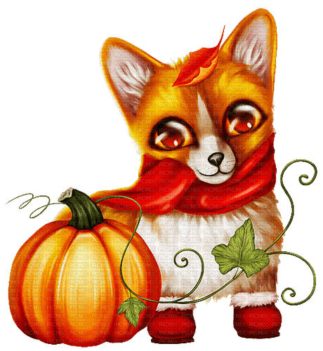Fox - Autumn - ücretsiz png