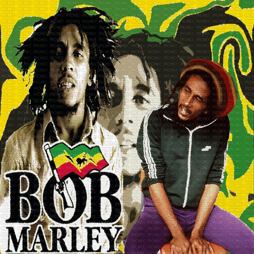 Bob Marley milla1959 - Бесплатный анимированный гифка