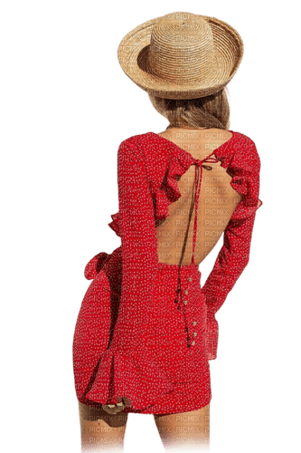 kikkapink summer woman red fashion hat - png gratis