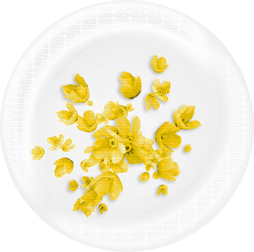 Bubble.Flowers.Yellow - png ฟรี