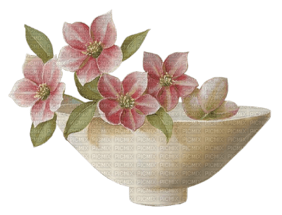 flowers-pink- - 無料png