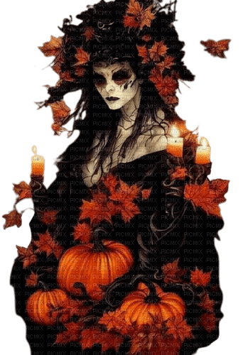 halloween, witch, gothic, herbst, autumn - png grátis