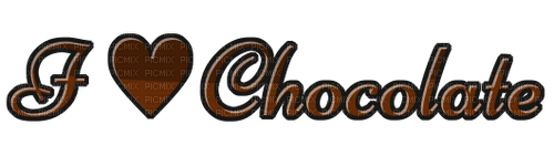 Chocolate Brown Text - Bogusia - безплатен png