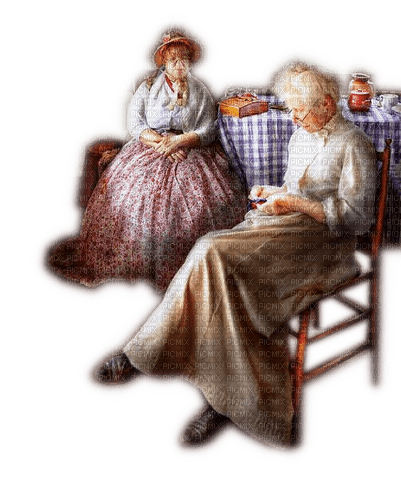 Rena Vintage Women Grandma Oma - PNG gratuit