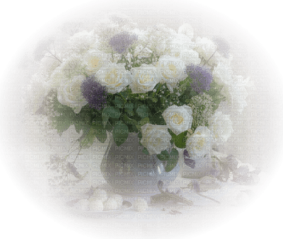 flower-white-minou52 - gratis png