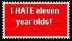 i hate eleven year olds - gratis png