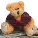Waving teddy bear - GIF animado gratis