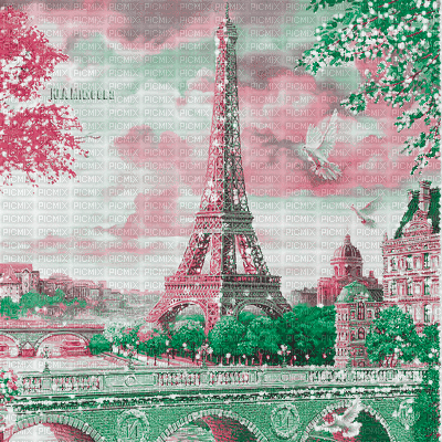 Y.A.M._Landscape Paris city - Bezmaksas animēts GIF