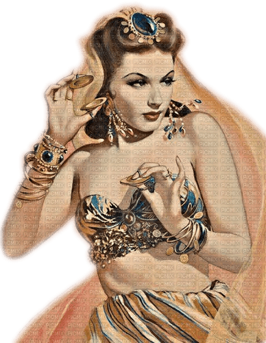 Yvonne de Carlo as Mata Hari - darmowe png
