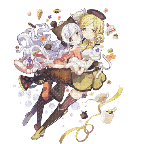 Charlotte and Mami Tomoe - PNG gratuit