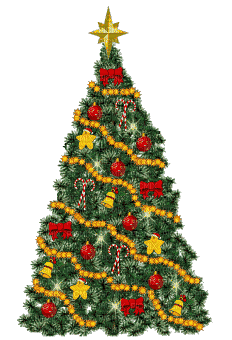 Árbol Navideño (Christmas tree) - Zdarma animovaný GIF