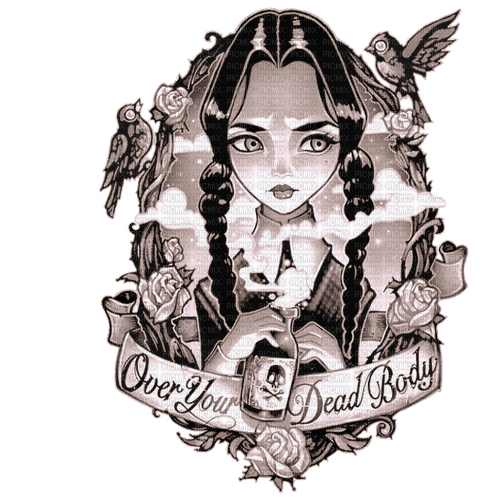 Wednesday-addams - png ฟรี