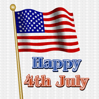 Happy 4th of july - Безплатен анимиран GIF